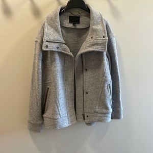 Banana Republic Bomber Style Wool Jacket